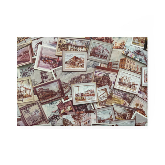 Vintage Photo Collage Button Magnets - Set of 1 & 10 Pcs, Perfect for Home Decor & Gifts